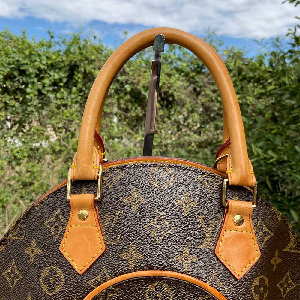 Brown Louis Vuitton Monogram Ellipse MM Handbag - image 3