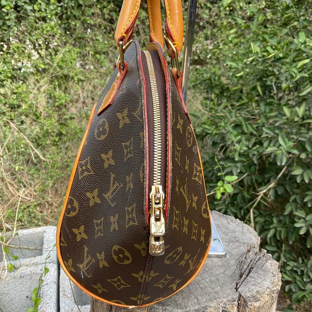 Brown Louis Vuitton Monogram Ellipse MM Handbag - image 4