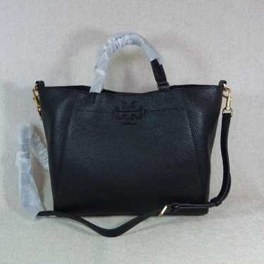 Tory Burch Black McGraw Small Carryall