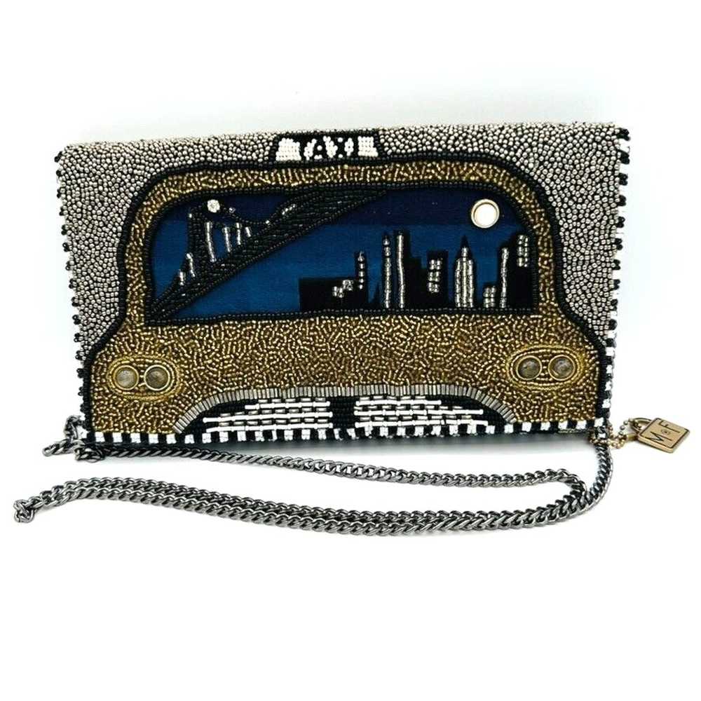 Mary Frances New York Nights Taxi Cab Beaded Hand… - image 1