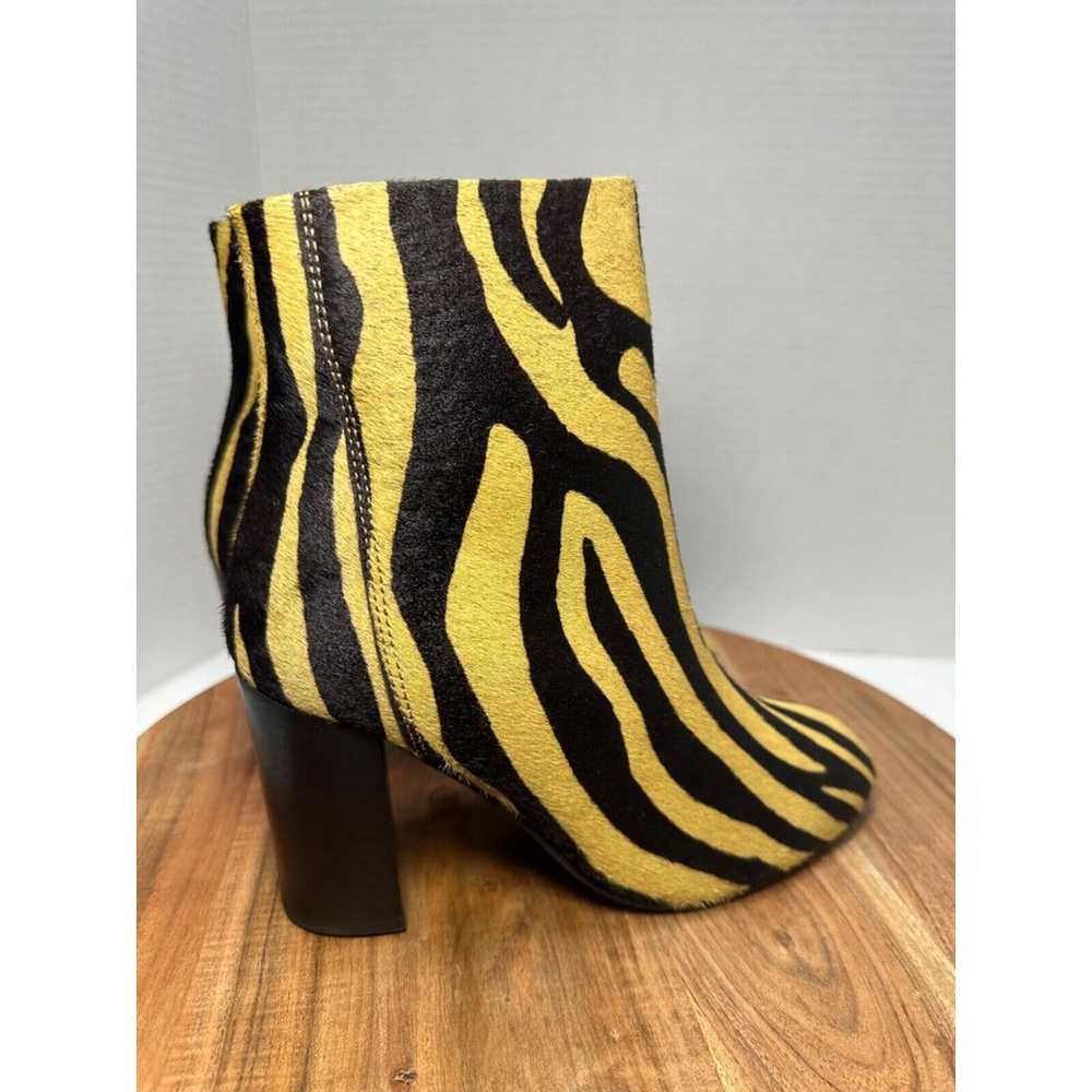 ASOS DESIGN heeled Chelsea boots Zebra print Wome… - image 2