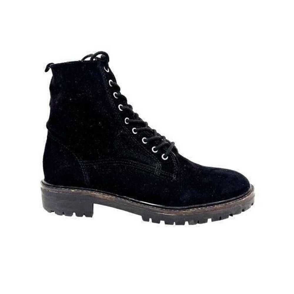 Lucky Brand Women's Idara Boot black suede combat… - image 2