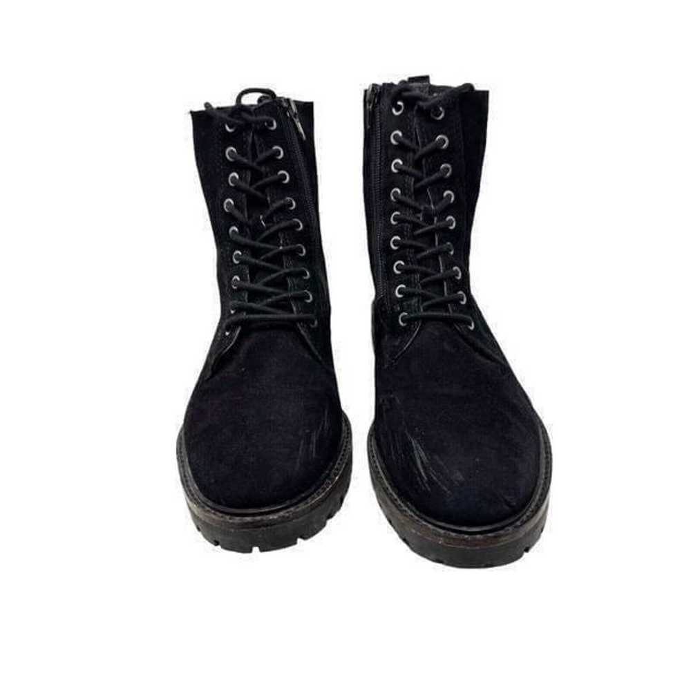 Lucky Brand Women's Idara Boot black suede combat… - image 3