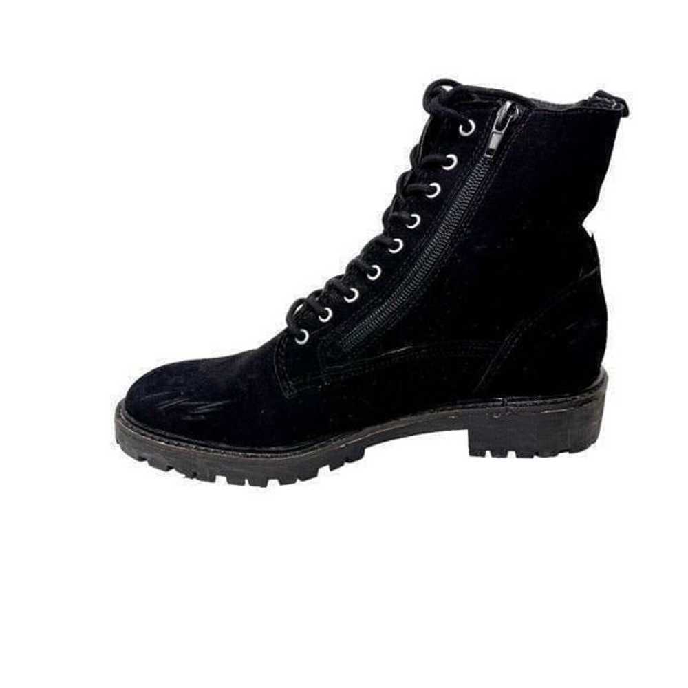 Lucky Brand Women's Idara Boot black suede combat… - image 5