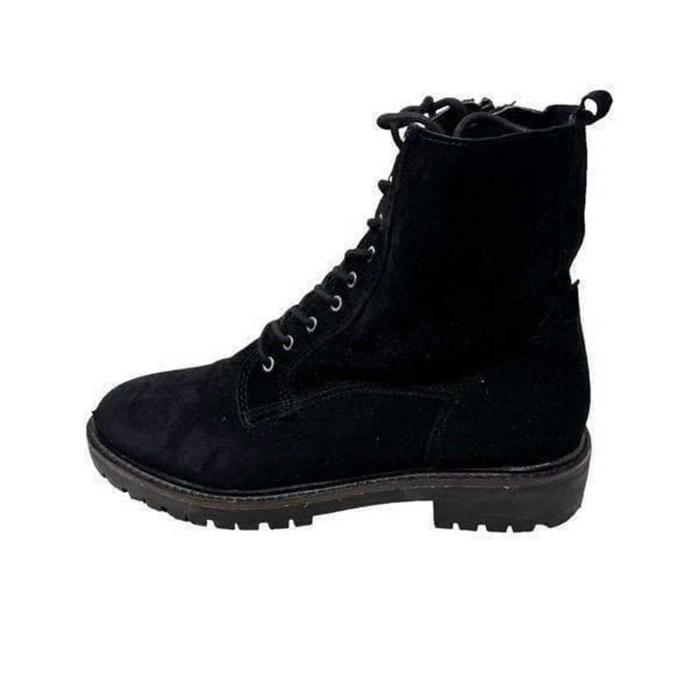 Lucky Brand Women's Idara Boot black suede combat… - image 7