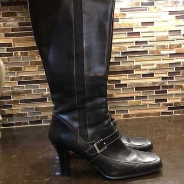 Anne Klein black Madina tall boots - image 1