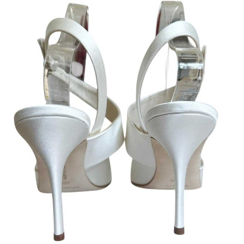 Manolo Blahnik Cloth heels - image 4