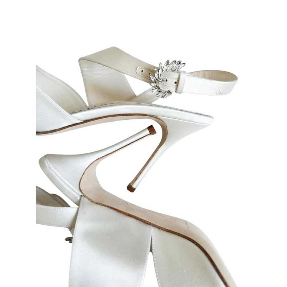 Manolo Blahnik Cloth heels - image 6