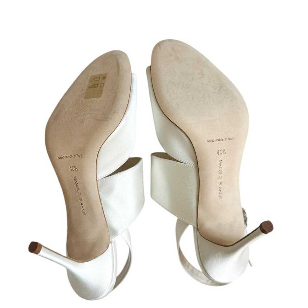 Manolo Blahnik Cloth heels - image 8