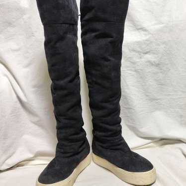 Popular Snidel Black Platform Knee-high Boots