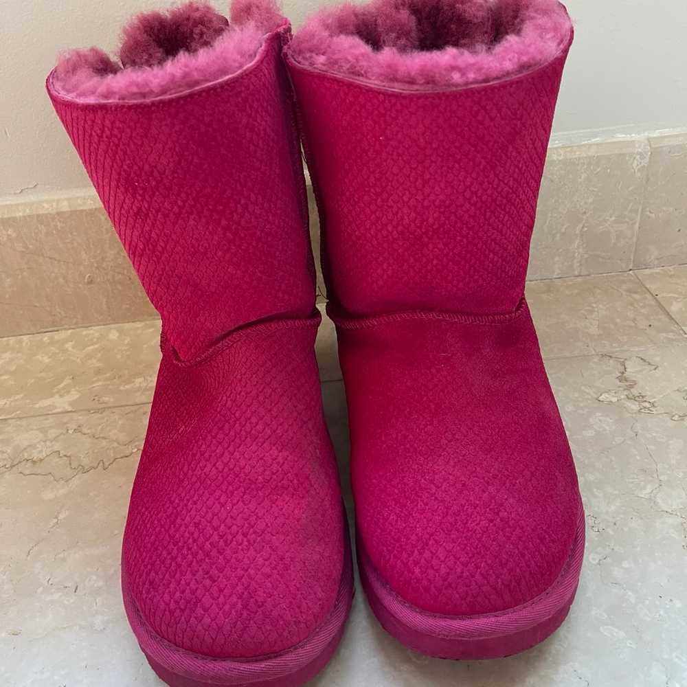 UGG Australia Bailey Bow Women's Pink Shearling B… - image 3