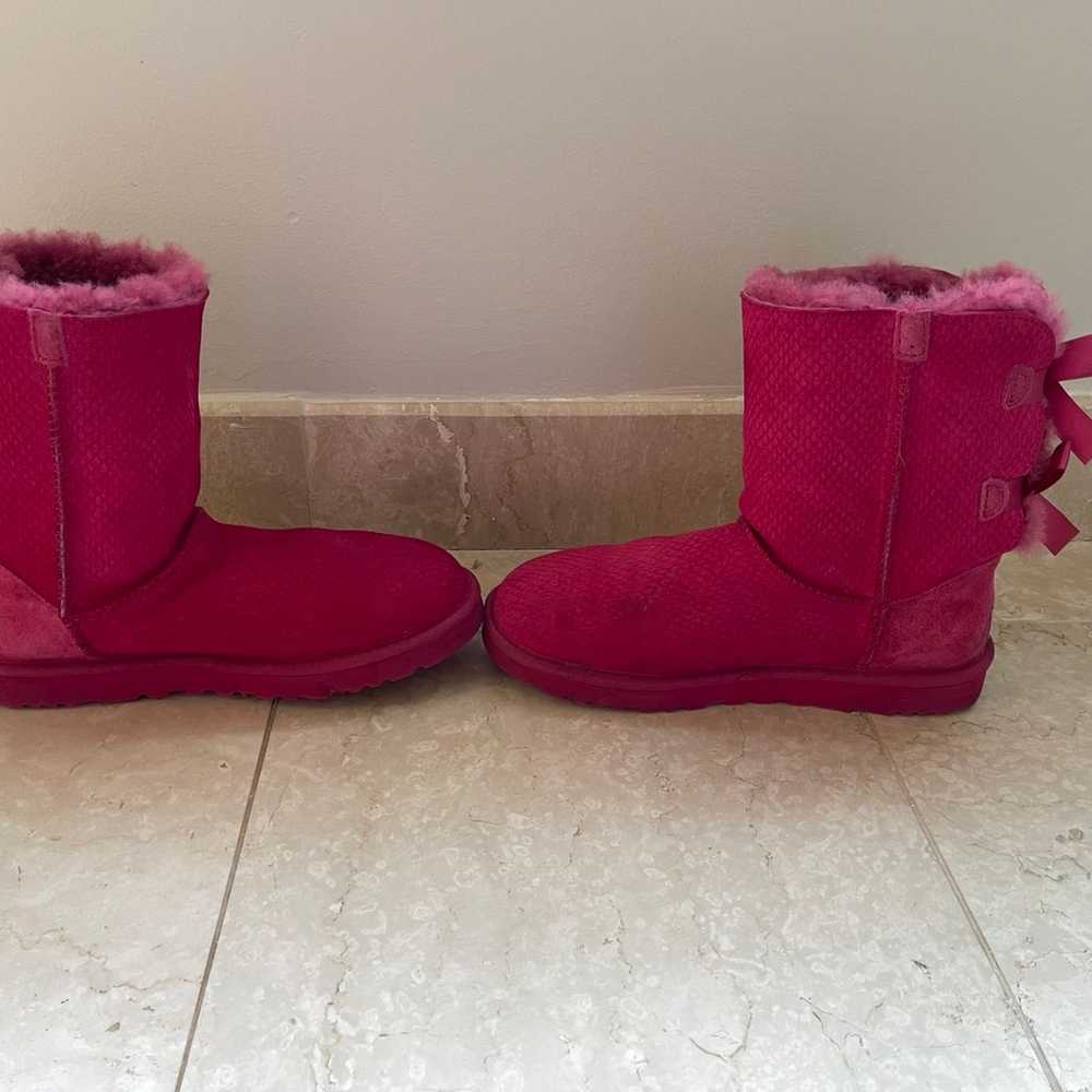 UGG Australia Bailey Bow Women's Pink Shearling B… - image 4