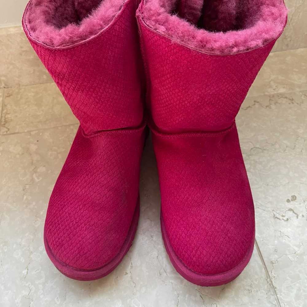 UGG Australia Bailey Bow Women's Pink Shearling B… - image 5