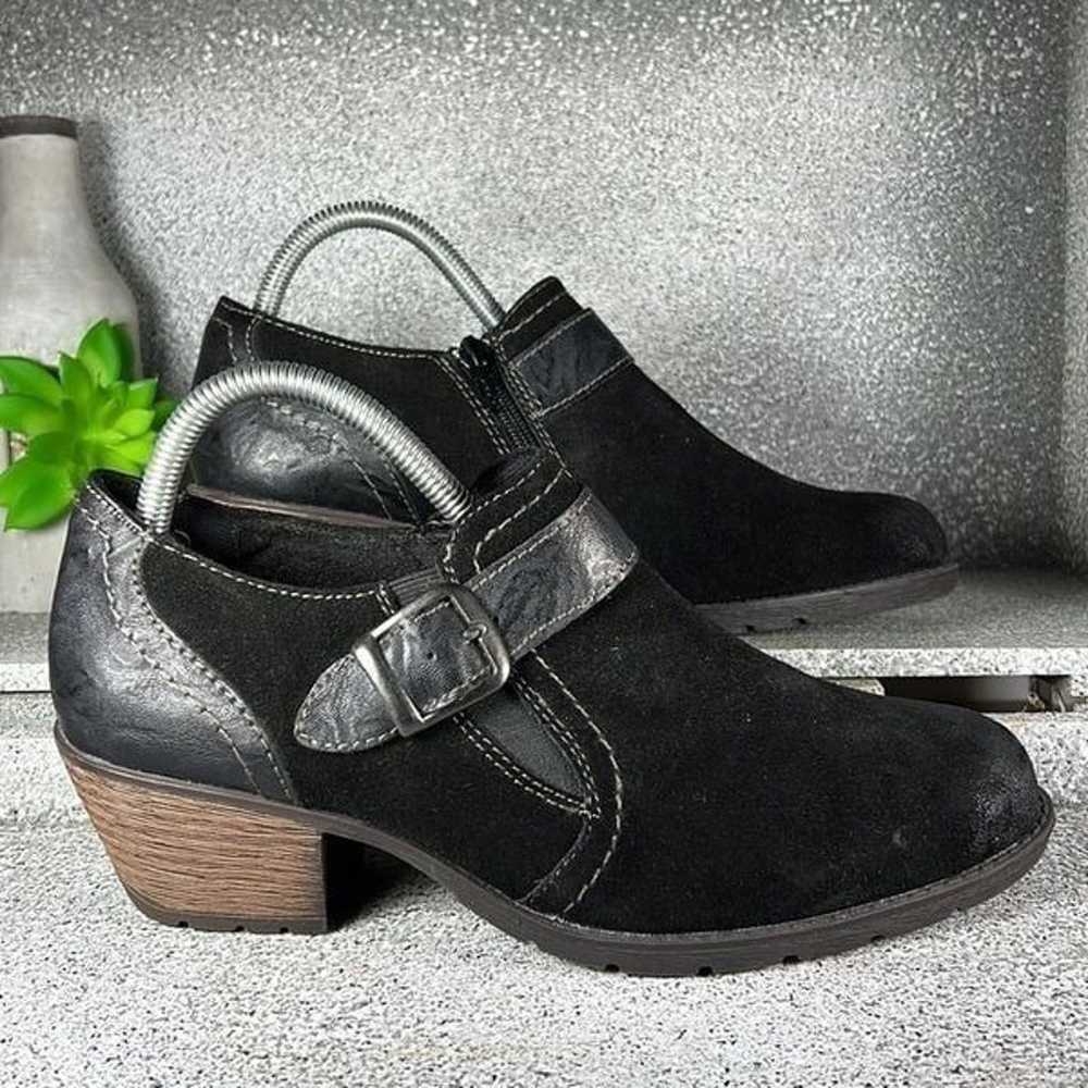 Earth Origins Oakland Addie Black Leather Ankle B… - image 2