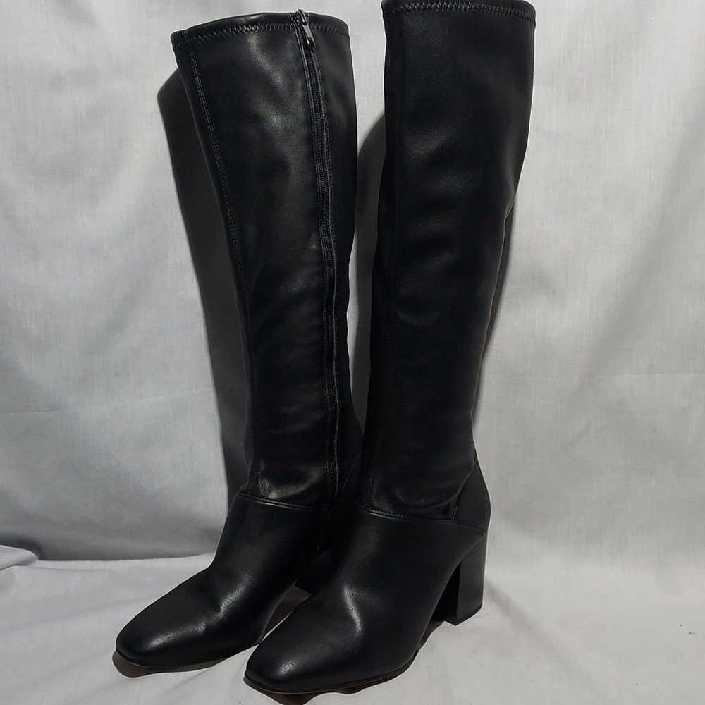 Franco Sarto Tribute black leather knee length wo… - image 1