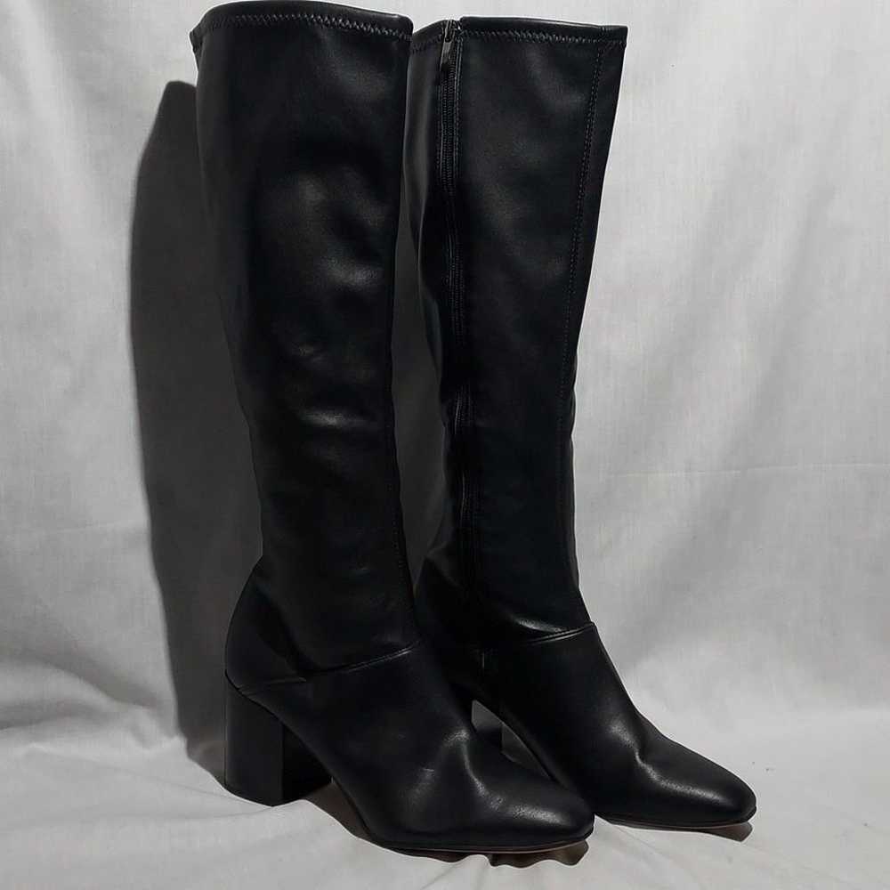 Franco Sarto Tribute black leather knee length wo… - image 2