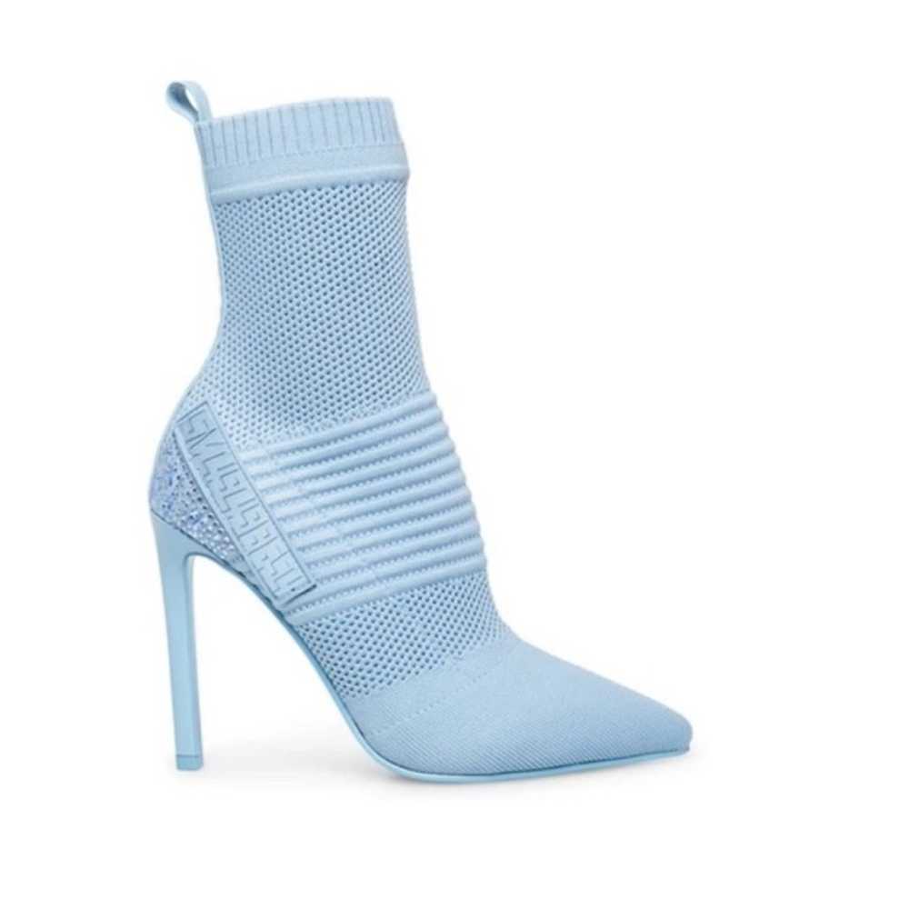 Steve Madden Maxwells Light Blue Rhinestone Sock … - image 4