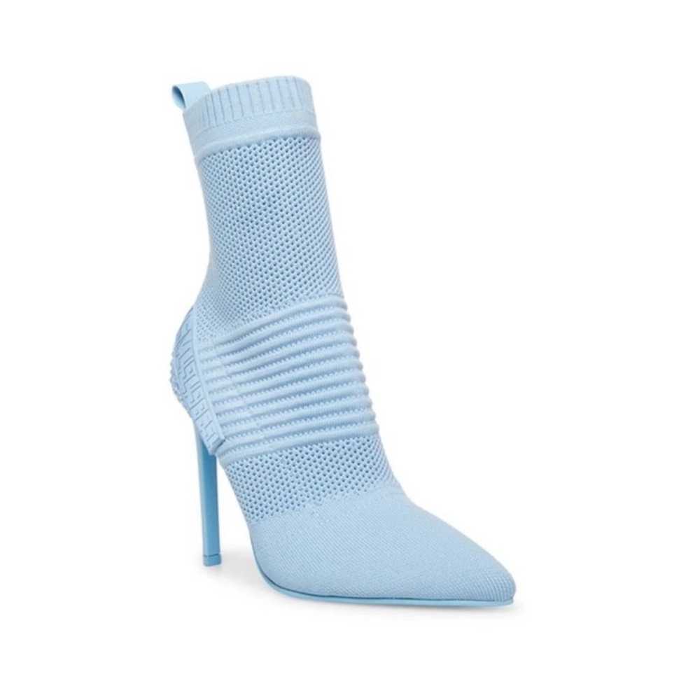 Steve Madden Maxwells Light Blue Rhinestone Sock … - image 5