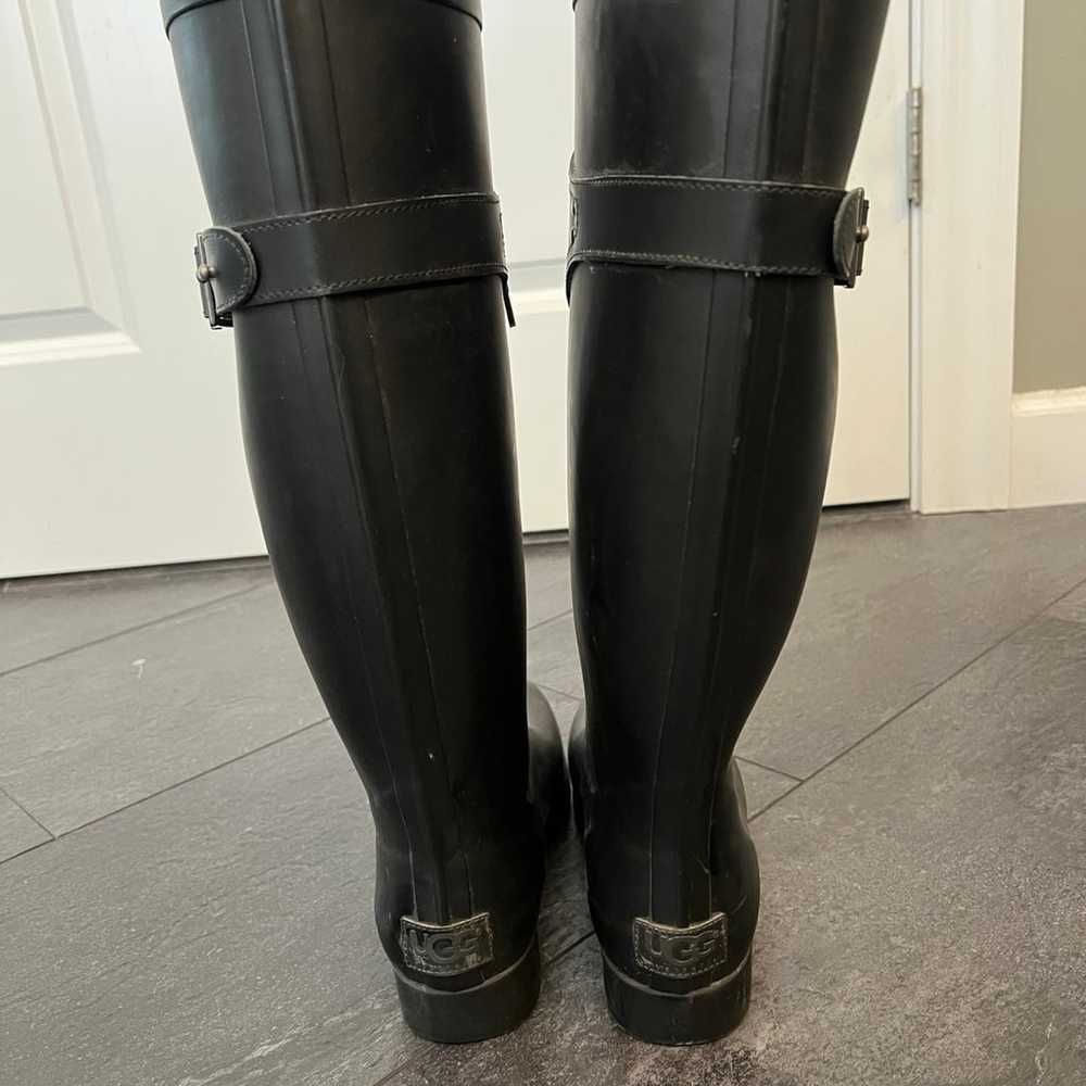 Ugg Madelynn Lace Up Rain Boots Size 8 - image 4