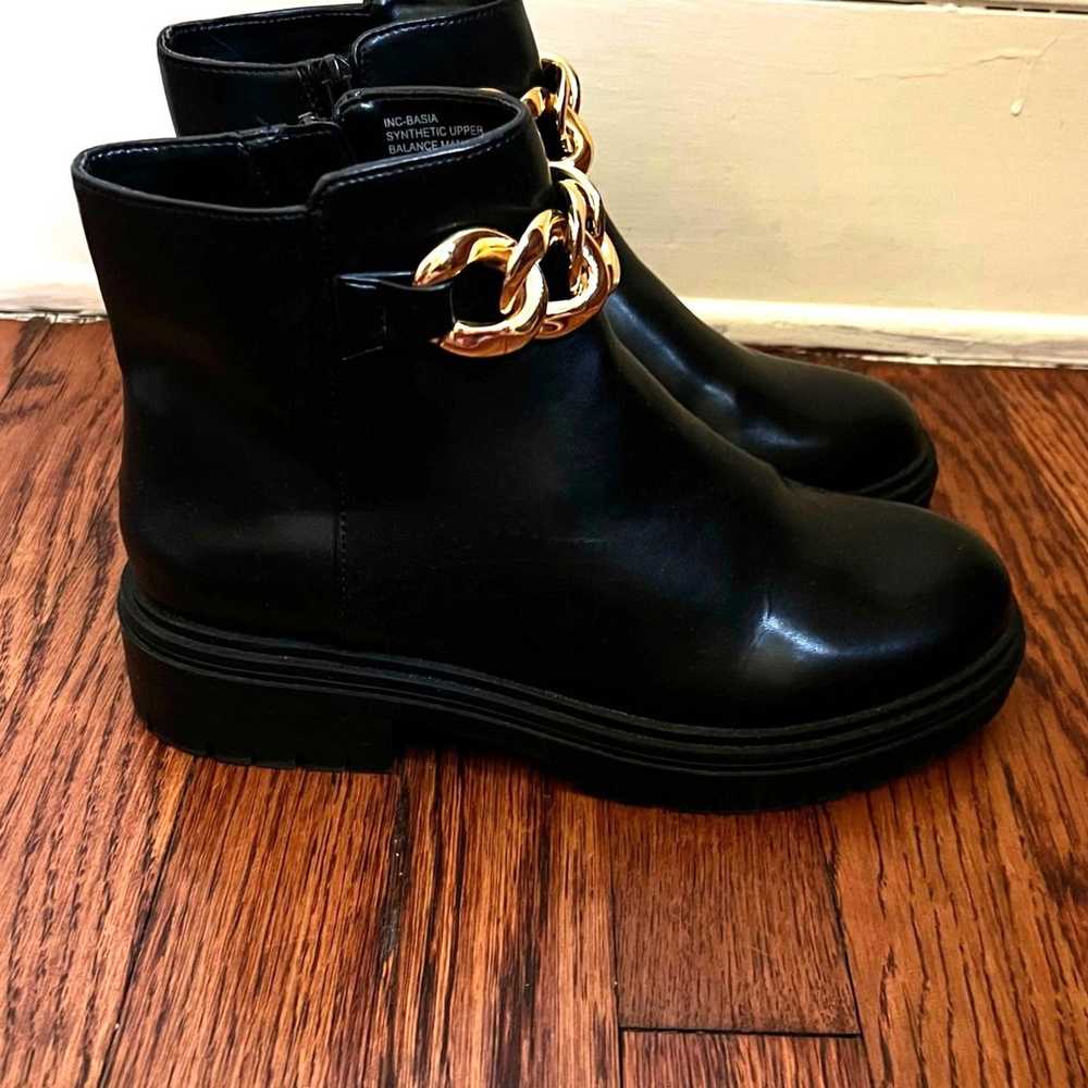 INC International Concepts Combat Ankle Boots Siz… - image 2