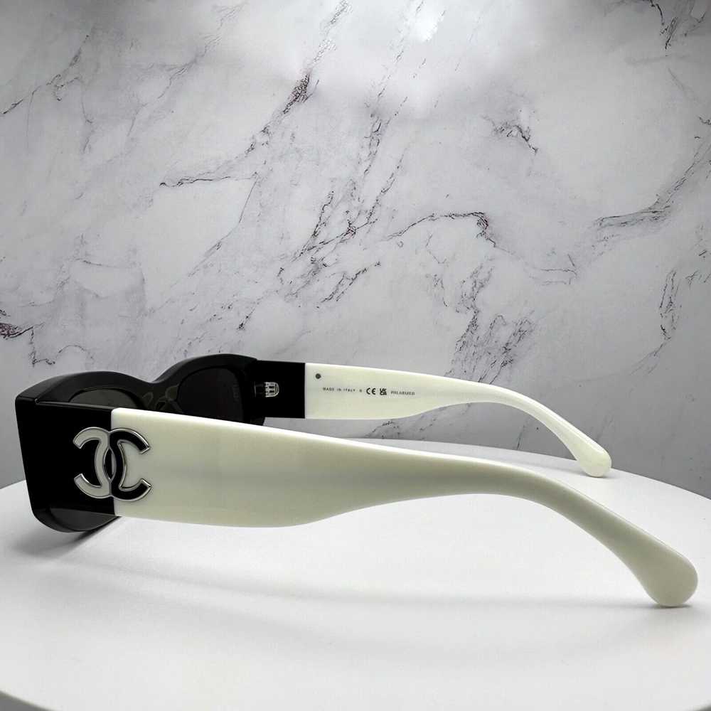 Chanel New CHANEL Sunglasses Black White Polarized - image 12