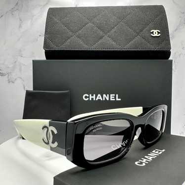 Chanel New CHANEL Sunglasses Black White Polarized - image 1