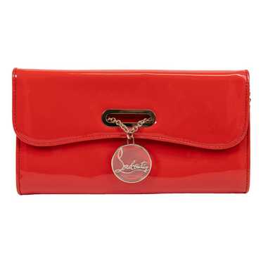 Christian Louboutin Riviera patent leather clutch 