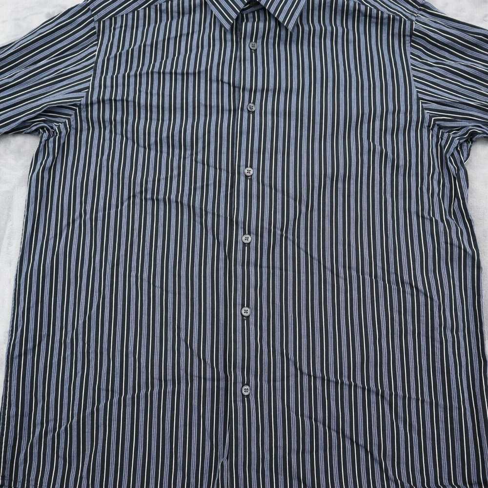 Axcess Shirt Mens L Black A Claiborne Button Up L… - image 9