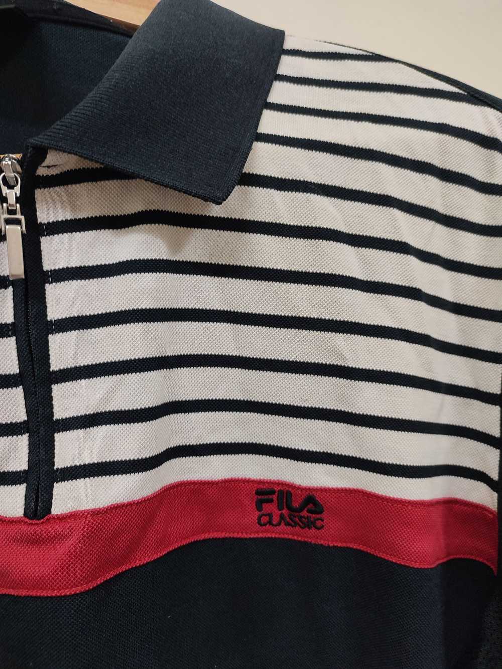 Fila × Vintage Vintage Fila Classic Polo Tee Half… - image 10