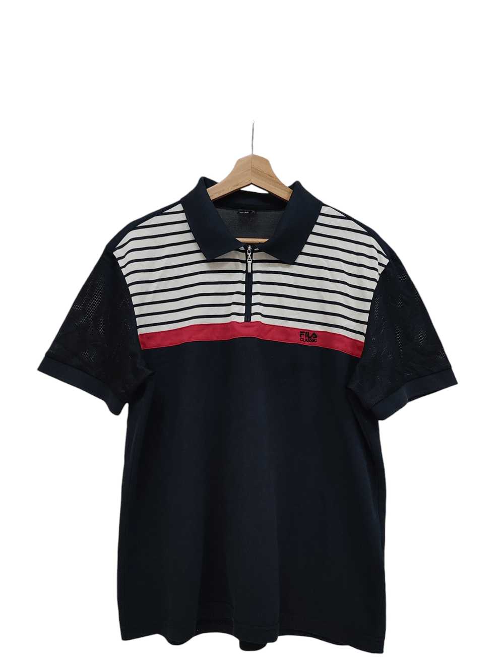 Fila × Vintage Vintage Fila Classic Polo Tee Half… - image 1