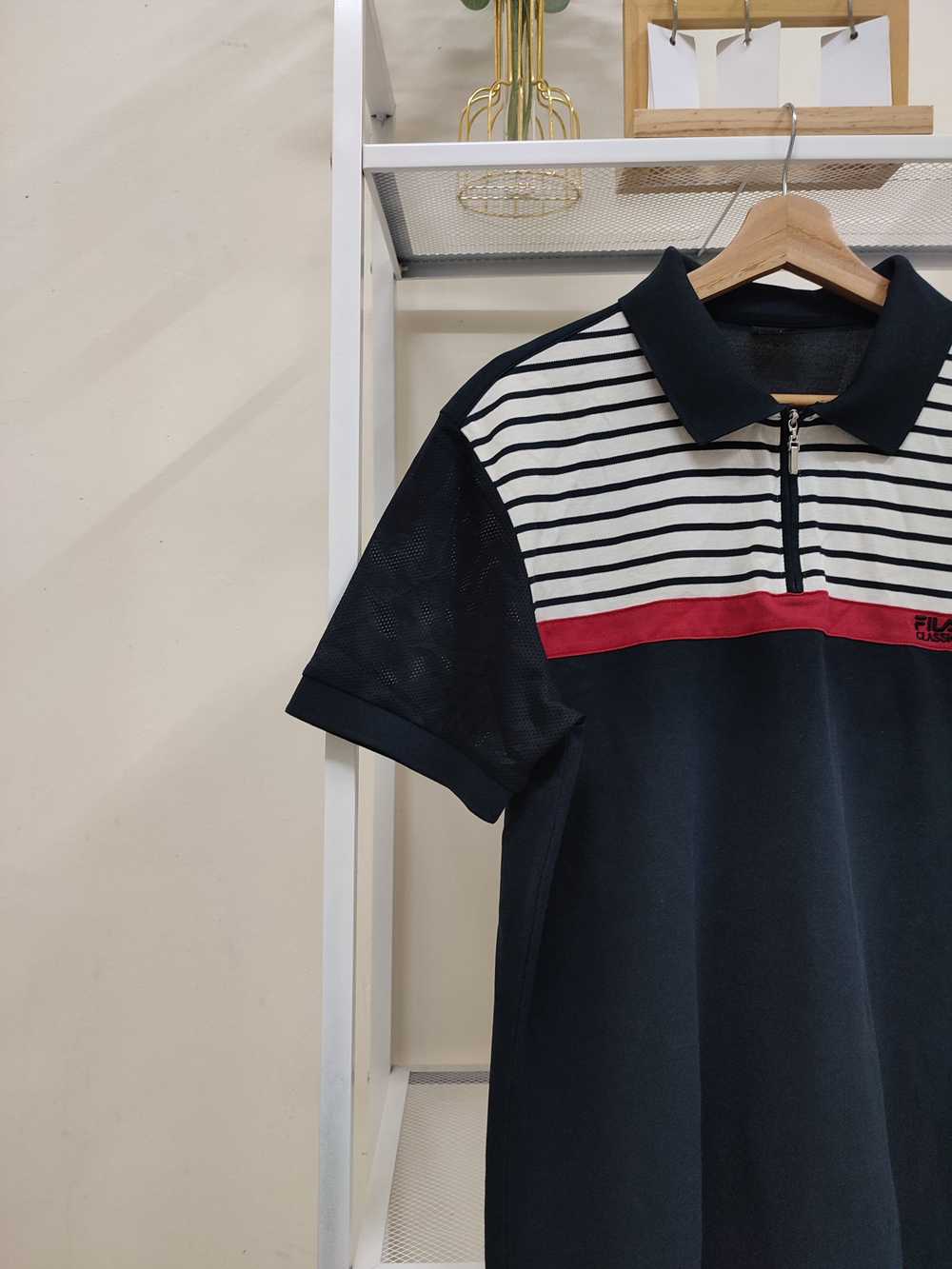 Fila × Vintage Vintage Fila Classic Polo Tee Half… - image 3