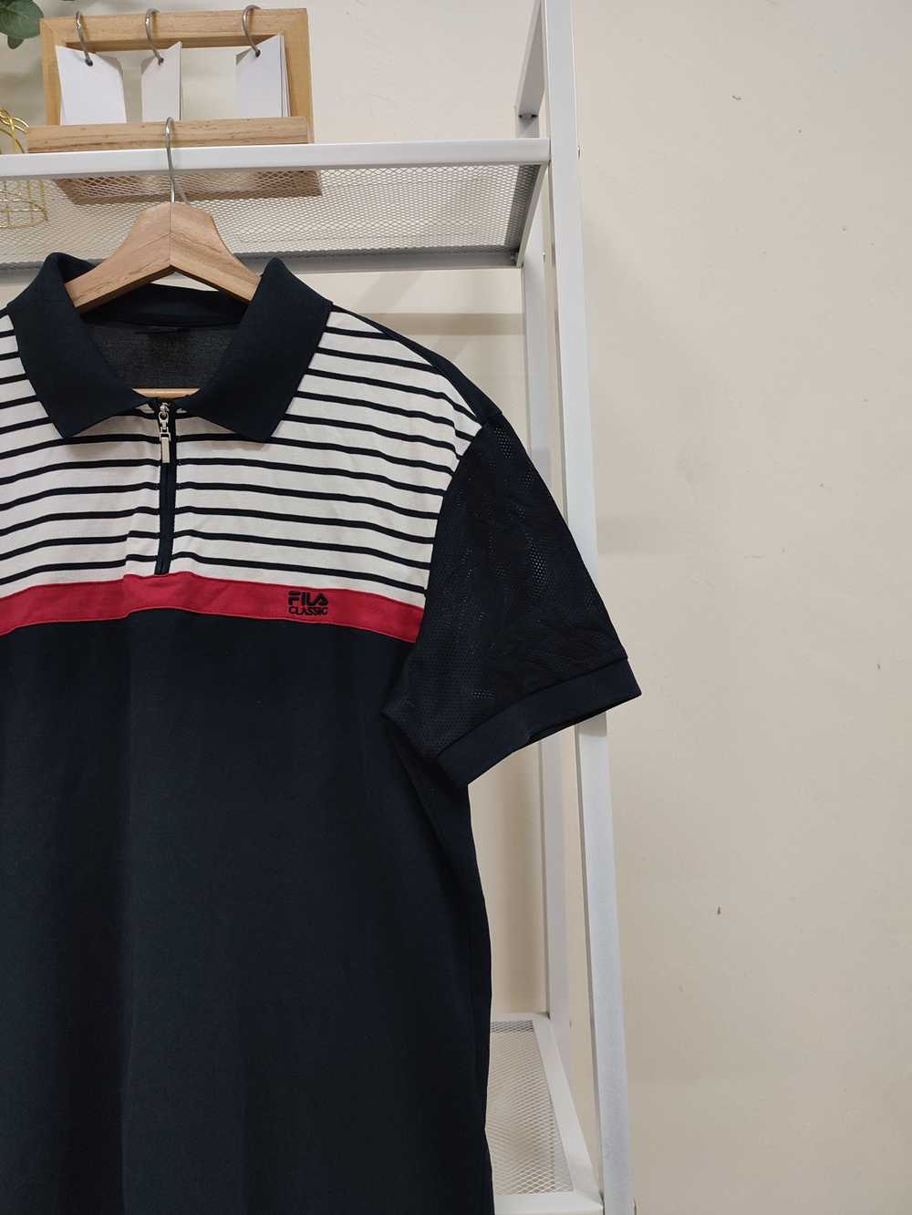 Fila × Vintage Vintage Fila Classic Polo Tee Half… - image 4