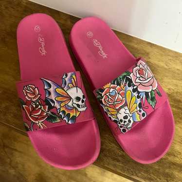 Vintage Ed Hardy Slides - image 1