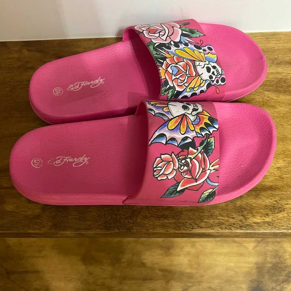 Vintage Ed Hardy Slides - image 2