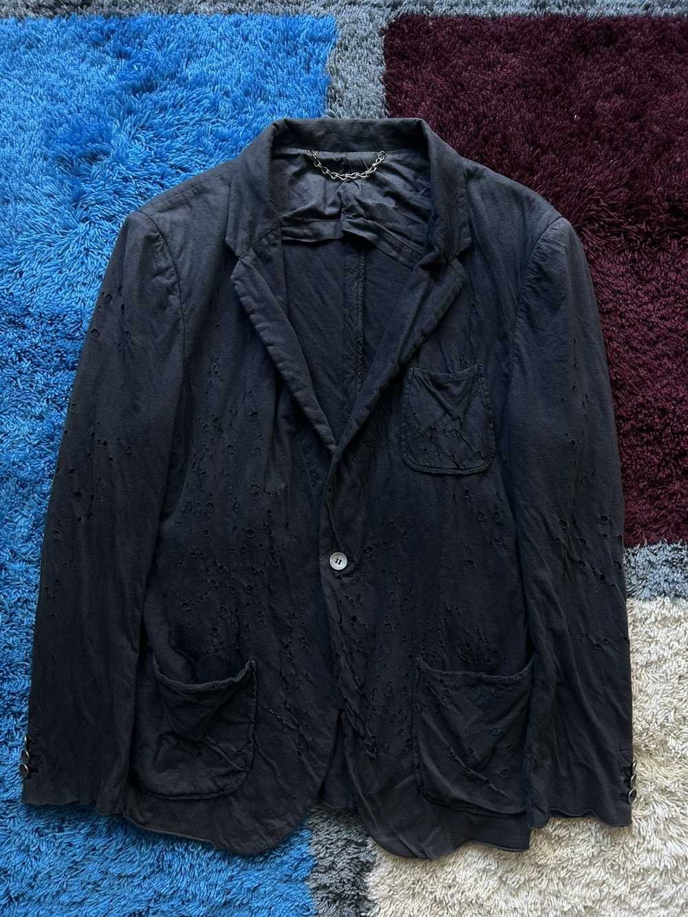 Miharayasuhiro Distressed Blazer Jacket - image 1