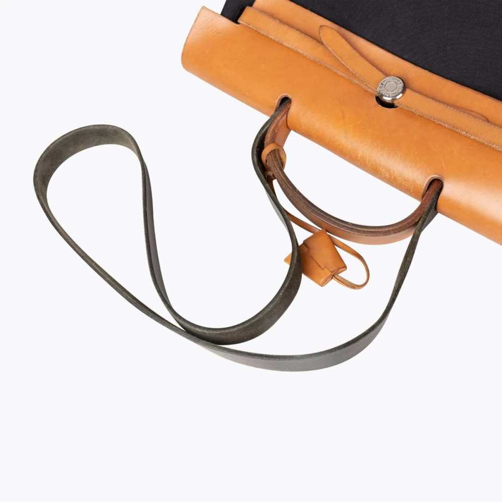 Hermès Herbag cloth handbag - image 6