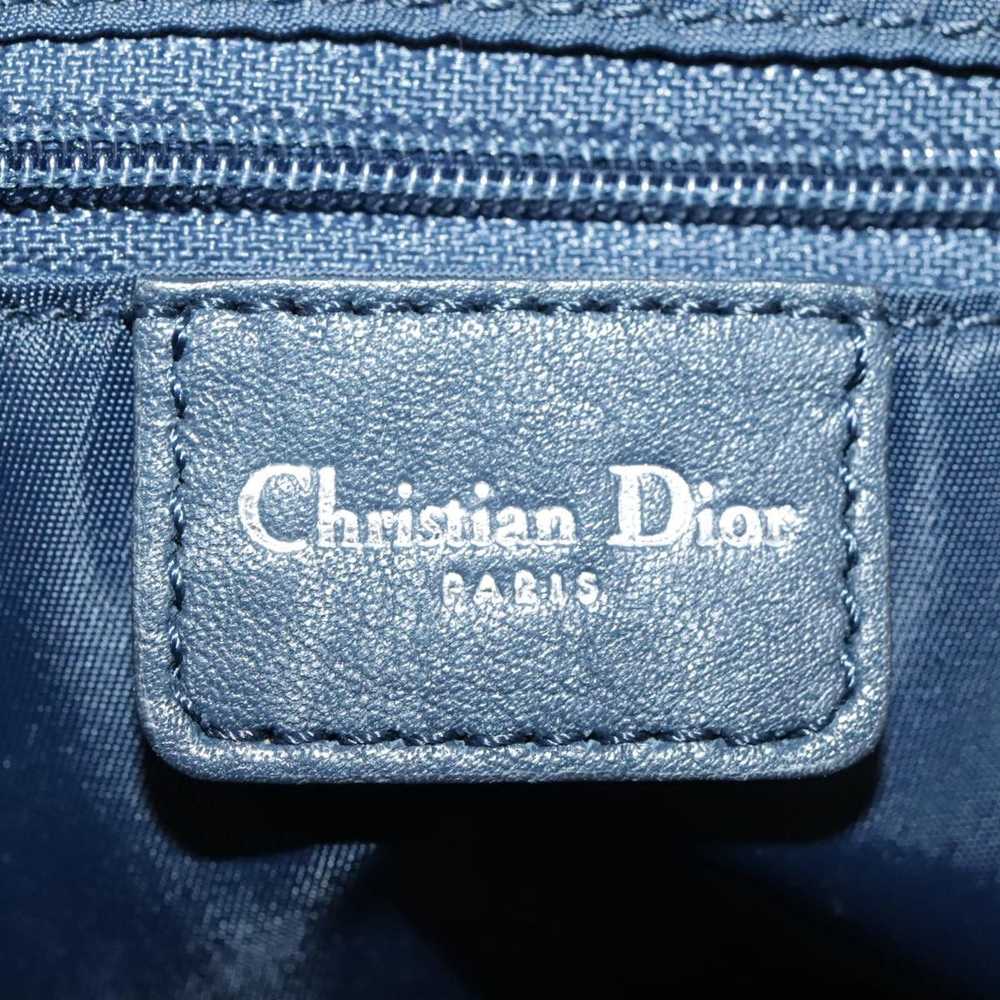 Dior Bowling Navy Canvas Handbag (Pre-Owned) - image 11