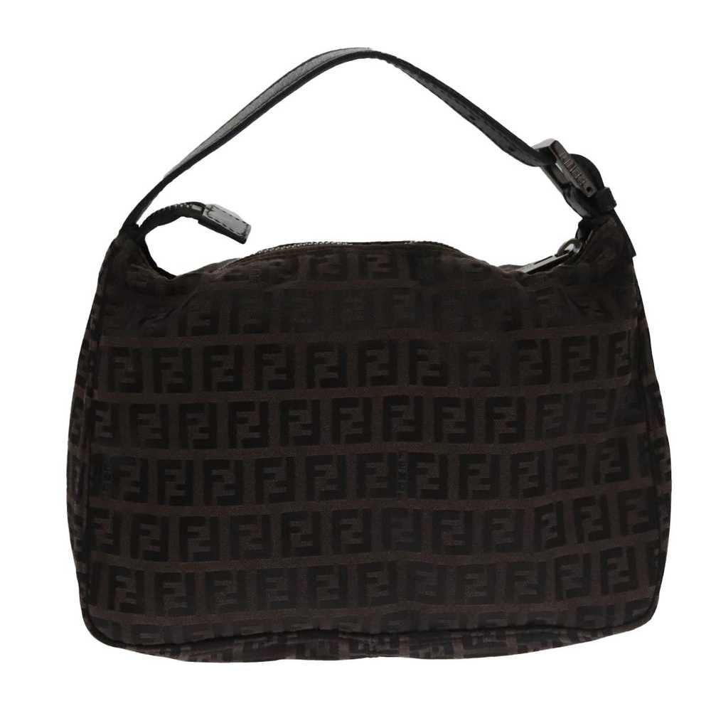 Fendi Zucchino Brown Canvas Handbag (Pre-Owned) - image 2