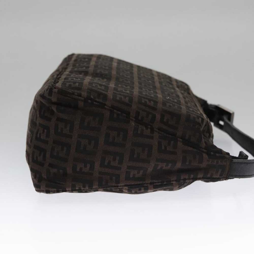 Fendi Zucchino Brown Canvas Handbag (Pre-Owned) - image 3