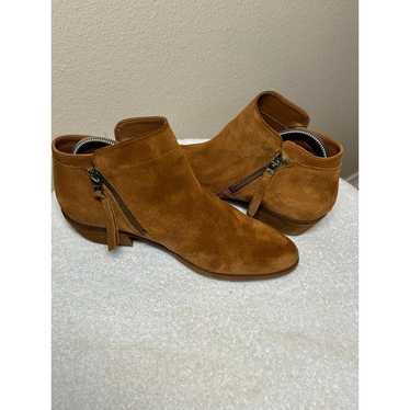 Brown Sam Edelman Suede Packer Ankle Boots