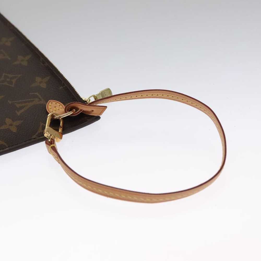 Louis Vuitton Neverfull Brown Canvas Clutch Bag (… - image 5