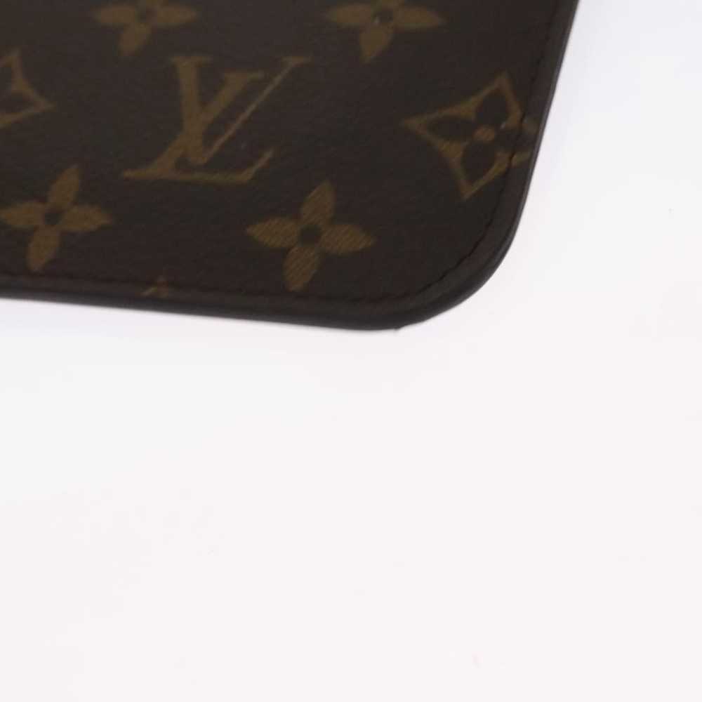 Louis Vuitton Neverfull Brown Canvas Clutch Bag (… - image 6