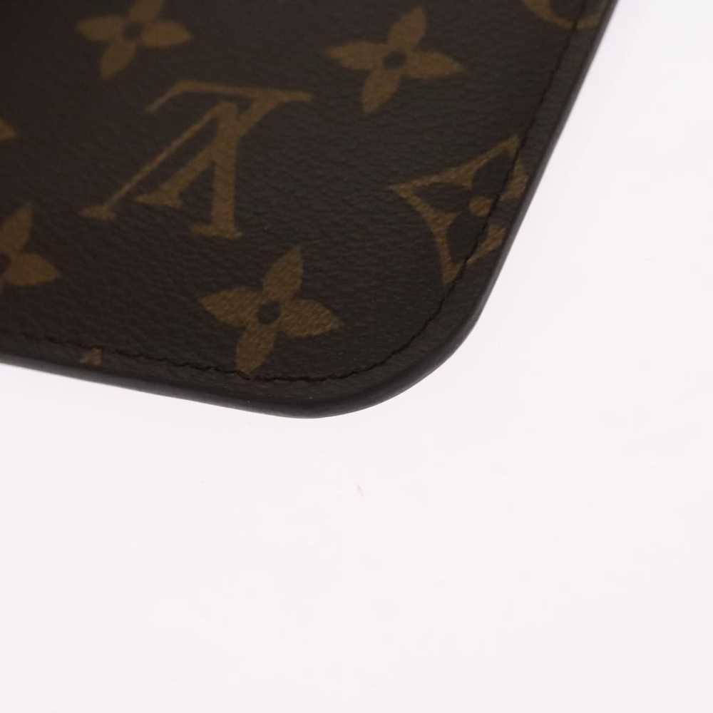 Louis Vuitton Neverfull Brown Canvas Clutch Bag (… - image 8