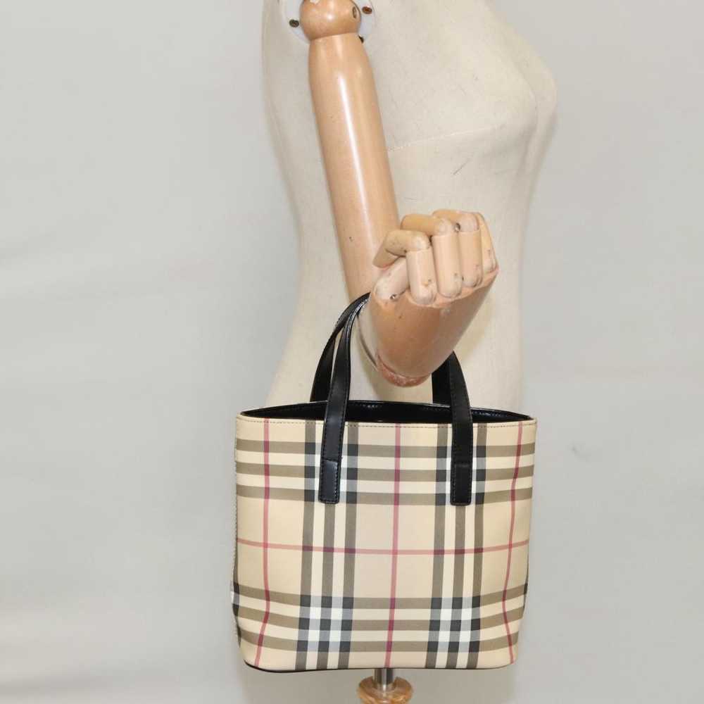 Burberry Nova Check Beige Canvas Handbag (Pre-Own… - image 11