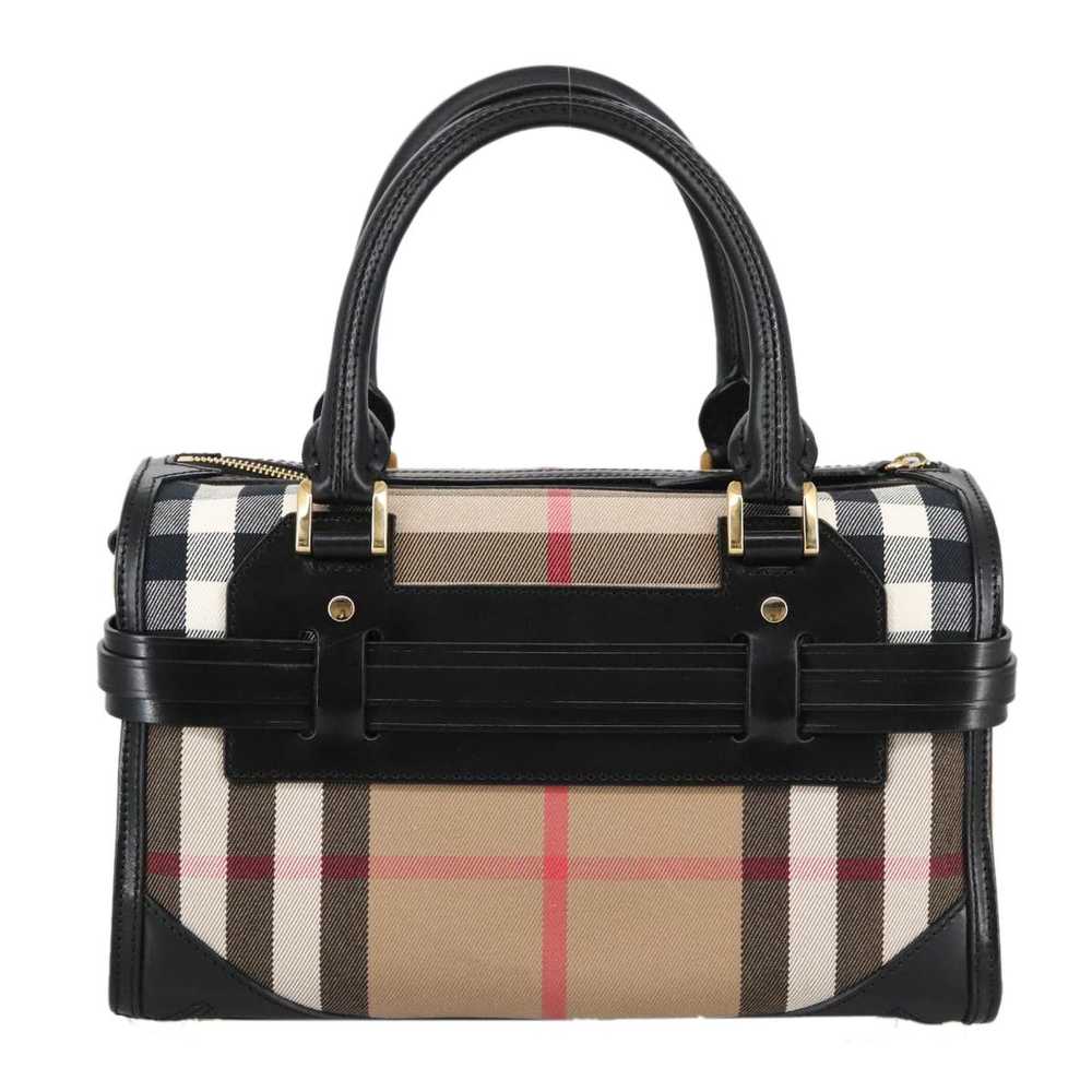 Burberry Nova Check Beige Canvas Handbag (Pre-Own… - image 2