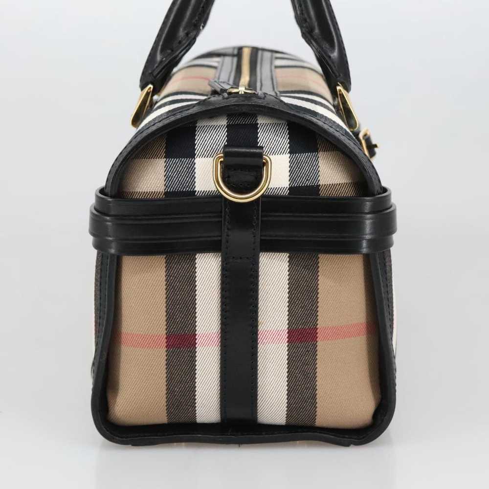 Burberry Nova Check Beige Canvas Handbag (Pre-Own… - image 3