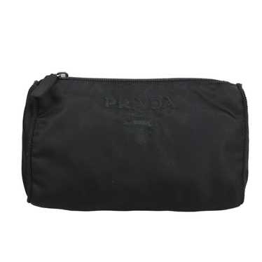 Prada Black Synthetic Clutch Bag (Pre-Owned)