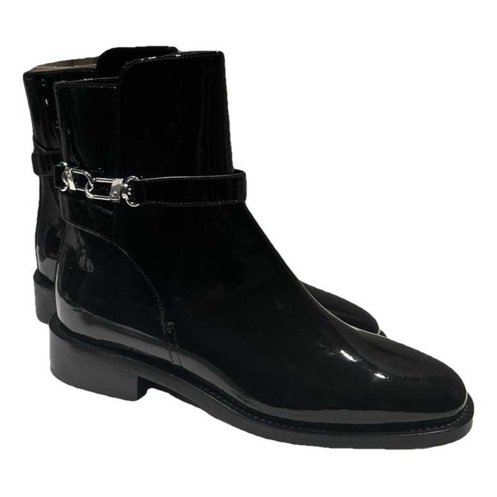 Totême Flat Boot patent leather boots - image 1