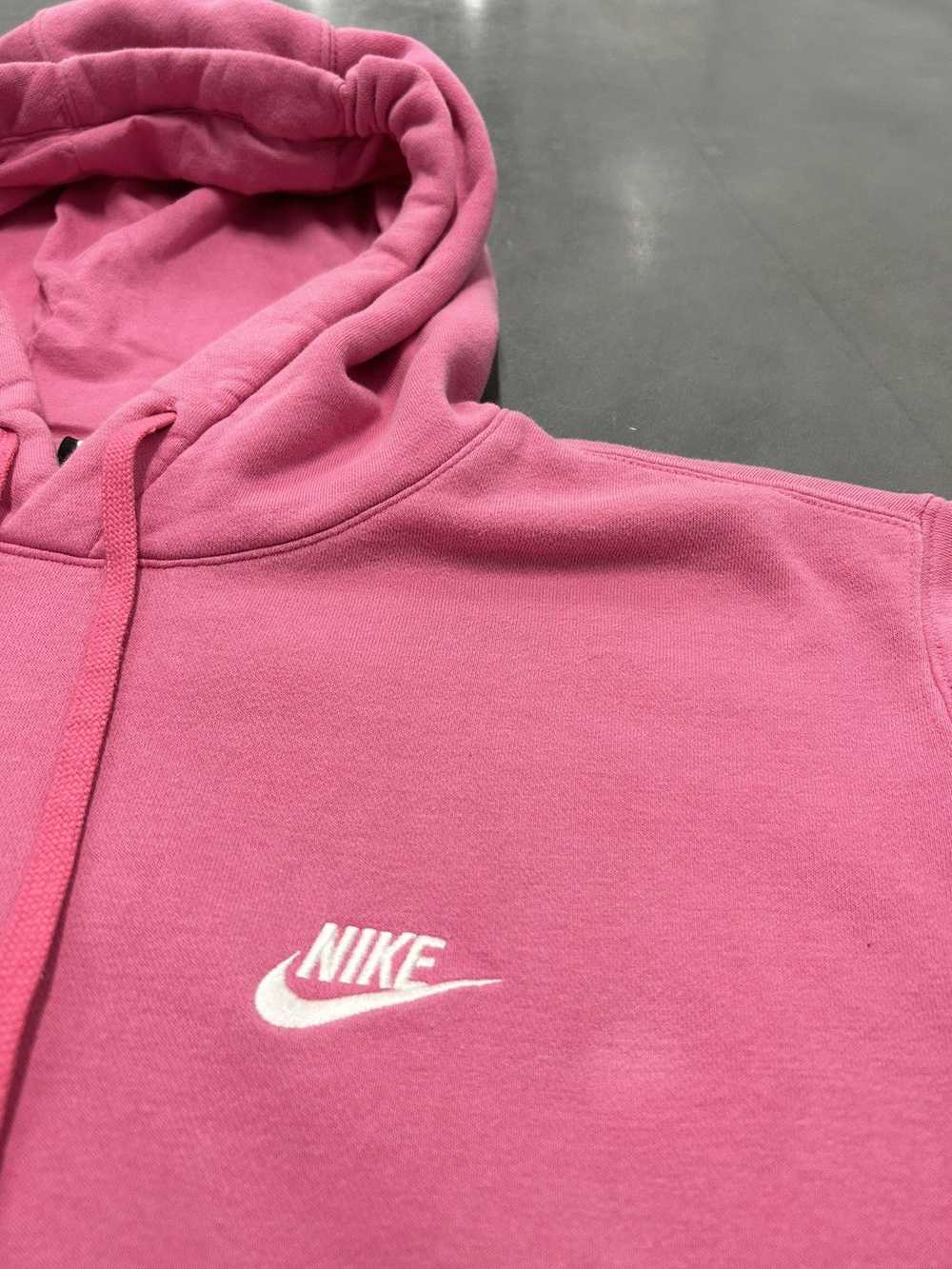 Nike × Streetwear Pink Nike swoosh hoodie - image 2