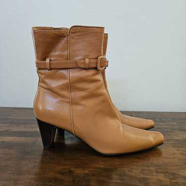 Donald Pliner leather booties